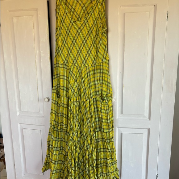CP shades yellow plaid spinning dress - Picture 2 of 3